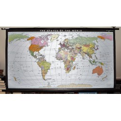 The States of the World (Large Pull Down Map)